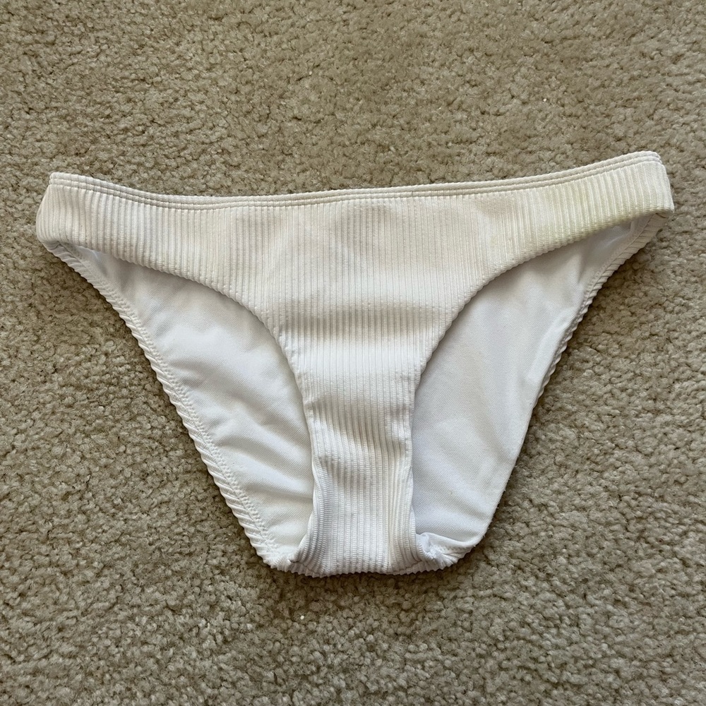 Hollister White Bikini Bottom